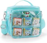 Taladad Carrying Case Compatible with Little Tikes Story Dream Machine Books Starter Set,Portable Storage Bag with Handle and Shoulder Strap for Storytime,Little Golden Book (Light blue)