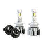 CPH D-Series D2S 9000LM White 6000K 12 V 35W OEM Car Headlight LED bulbs, compatible with all D2S HID xenon headlamp bulbs, HID direct replacement, laser white light bulbs, pack of 2