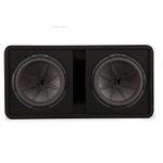 Kicker 48DCWR122 CompR 12"(30cm) Dual subwoofers in Vented encl, 2ohm, RoHS Compliant