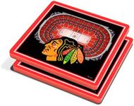 NHL Chicago Blackhawks 3D StadiumViews Coasters