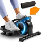 LifePro Pedal Exerciser Under Desk Bike for Light to Moderate Cardio, Mini Elliptical Machine with 8 Resistance Levels and Bluetooth, Compact Exercise Trainer for Home or Office Use