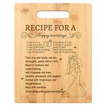 PRSTENLY Wedding Gifts for Couples, Happy Marriage Present Chopping Boards Wedding Gifts for Bride and Groom Mr and Mrs Gifts, Wedding Anniversary for Couples, Wedding Gifts for Bride and Groom