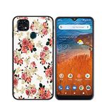 Tznzxm ZTE ZMax 10 Case, ZTE Z6250 Back Case,Consumer Cellular ZMax 10 Case, Flower Painting Design Flexible TPU Scratch Resistant Non-Slip Protective Bumper Slim Phone Case for ZTE Z6250 Flower