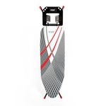 Russell Hobbs LA083234BLKFEU7 Ironing Board – Collapsible Foldable Design, Adjustable Height, Non-Slip Feet For Stability, Iron Rest With Hanger Holes, Machine Washable Cover, Lightweight, 115 x 36cm