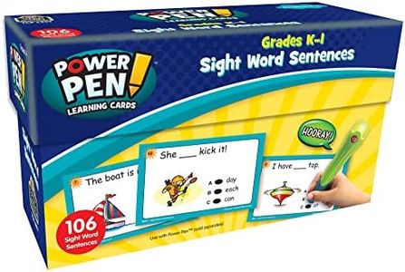 Teacher Created Resources Power Pen Learning Cards, Sight Word Sentences (6857)