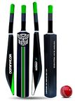 Jaspo Dominator Senior Plastic Tennis Cricket Full Size Bat (34” X 4.5” inch) for All Age Group with Soft Cricket Ball (Dominator-BAT-New)