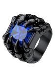 Black Motorcycle Thumb Rings Size 14 Dragon Claw Punk Rock Ring for Men