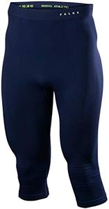 Falke Men's Standard SK A 3/4 Base Layer Bottom, Blue (Dark Night 6177)