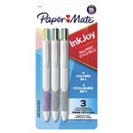 Paper Mate InkJoy Quatro Retractable Ballpoint Pens, Medium Point (1.0 mm), Assorted Colours, 3 Pack