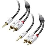 Cable Matters 2-Pack RCA to 3.5mm S