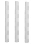 Whitedot Matrix Cricket Bat Grip - Pack of 3 - White