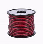 TUOFENG 20AWG Electrical Wire 100 ft Red Black Hookup Wire 12V/24V DC Cable LED Strips Extension Wire,20 Gauge Stranded Wire for Doorbell,LED Ribbon Lamp Tape Lighting