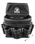 Gatorback B201 Professional Electricians Pouch. Tool Belt Ready Durable Electrician Pouch with 18 Pockets and Tape Chain