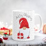 Gift Arcadia Christmas Gift | Coffee Mug White 330 ml.| Christmas Gift for Girls,Men,Boys,Family,Wife,Friends,Husband Office Colleague, | Merry Christmas Decorations Drinkware (CH-01 White)