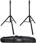 Earthquake Sound 2B-ST35M GEN2 Adjustable Tripod DJ/PA Speaker Stands with Carry Bag, max Weight of 132 lbs per Stand (Pair)