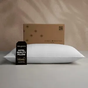Sobel Westex Sobella King Size Bed Pillow | Side Sleeper Pillow for Adults | 300TC, 100% Cotton Case | Soft, Machine Washable Hotel Quality Pillow for Sleeping | 20 X 36