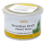 Gigi Tin Brazilian Body Hard Wax 14 Ounce (414ml) (3 Pack)