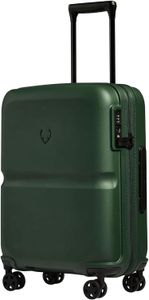 Antler Hard Shell Cabin Suitcase 55x40x20cm – Green, 4 Spinner Wheels, TSA Lock