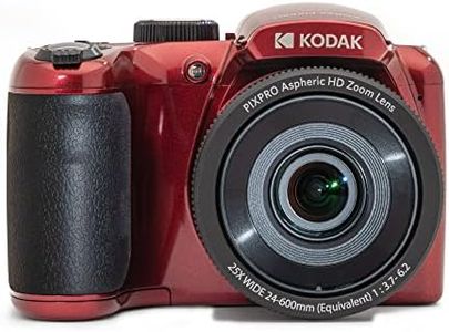 Kodak PIXPRO AZ255 Astro Zoom 16MP Digital Camera, Red