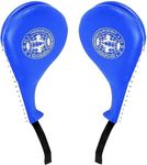 2 Pack Taekwondo Kick Pads, Durable Kicking Target Striking Pad, Kicking Target Punching Paddles Kickboxing Training for TKD Karate Martial Arts Strike Training (Blue)