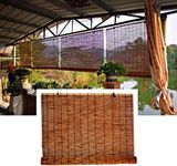 Bamboo Blinds Outdoor, Liftable Rol