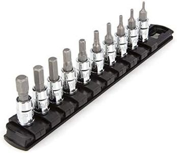 TEKTON 1/4 Inch Drive Hex Bit Socket Set, 10-Piece (5/64-5/16 in.) | SHB90101