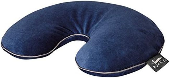 Bucky Utopia Neck Pillow, The Original U-Shaped Travel Pillow, for Comfort and Convenience in Travel - Midnight Blue, 12- x 13- Inch (T220RMI)