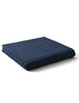 YnM Weighted Blanket — Heavy 100% Oeko-Tex Certified Cotton Material with Premium Glass Beads (Navy, 48''x72'' 12lbs), Suit for One Person(~110lb) Use on Twin/Full Bed …