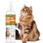 ALLBIZ Cat Deterrent Spray, 100% Natural Cat Spray for Furniture, Effective Cat Deterrent Indoor & Outdoor for Pet Behavior Training, Anti-Scratching - 120ML