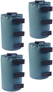 Colcolo 4X Bolsa de Peso de Agua Bolsa de Peso de Dosel Bolsas de Peso de Pierna Duraderas Bolsa de Agua de Peso de Carpa Bolsa de Arena para Carpa de Patio C, Verde 10L