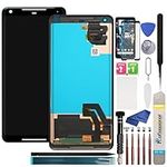 iParto 6.0 inch Amoled OLED Display Screen Replacement for Google Pixel 2XL 2 XL G011C Screen Replacement Kit for Pixel 2 XL Amoled OLED LCD Display Touch Digitizer Screen with Professional Tools