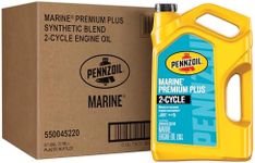 Pennzoil Marine Premium Plus Outboard 2 Stroke, 1 Gallon (Case of 3)