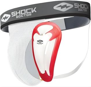 Shock Doctor Jock Straps with Cup Included, Cups for Football Baseball. Core Protective Athletic Supporters for Adults. Jockstraps for Men