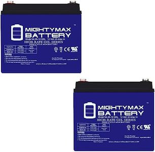 Mighty Max Battery 12V 35AH Gel Battery for Medical Mobility Scooter Wheelchair - 2 Pack