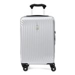 Travelpro Maxlite Air Hardside Expandable Suitcase, 8 Spinner Wheels, Lightweight Hard Shell Polycarbonate Suitcase, Metallic Silver, Compact Carry On 56x36x23 cm