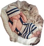 Fashion Newborn Boy Girl Baby Costume Outfits Photography Props Hat Pants