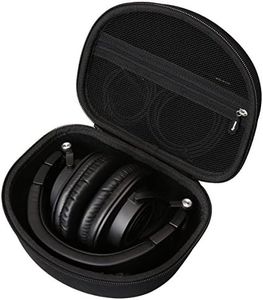 Hard Carry Travel Bag Case Compatible with Audio-Technica ATH-M50x Professional Monitor Headphones ATH-M50xMG ATH-M40x ATH-M30x ATH-M70x by Aproca (Black)