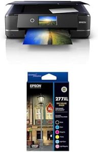 Epson Expression Photo XP-970 Multifunction Printer, Medium, Black, C11CH45501 and Epson 277XL - High Capacity - Multipack Ink Cartridges