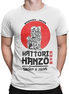 Camisetas La Colmena 2242-Hattori (Melonseta) (L, Blanco)