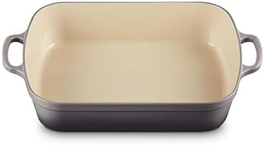 Le Creuset Enameled Cast Iron Signature Rectangular Roaster, 5.25 qt. (11.7" x 16.8") , Oyster