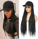 Yunkang Braided Baseball Cap Wig Bo