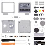 IPS Ready Upgraded eXtremeRate SFC SNES Classic EU Style Custom Replacement Housing Shell for Gameboy Advance SP GBA SP – Compatible with Both IPS & Standard LCD – Console & Screen NOT Included