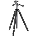VELBON tripod Geo Carmagne N635M II 3-stage nut lock Ashi径 28mm medium-sized 3Way pan head Quick shoe corresponding carbon legs 442,444