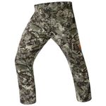 BASSDASH Men’s Lightweight Hunting Pants 4-Way Stretch Breathable Water Resistant for Turkey Early Season Spring Summer, Grunge Camo, 32W x 32L