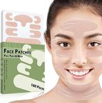 Face Tape - Titaya 2 in 1 Wrinkle Patches & Double Chin Reducer - 160 PCS Multipurpose Forehead Wrinkles Patches Face Tape Neck Eye Laugh Lines Treatment Anti Wrinkle Overnight - Strong Sticky