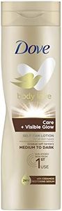 dove lotion 250ml visible glow dark