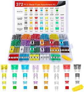 Nilight 372 PCS Car Fuses Assortment Kit Standard Mini LP Mini Micro2 Blade Fuse ATO ATC APS ATS APR 2A 5A 7.5A 10A 15A 20A 25A 30A 35A Replacement Fuses for Cars Trucks RVs