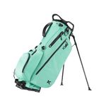 KVV Lightweight Golf Stand Bag with 7 Way Full-Length Dividers, 5 Zippered Pockets, Automatically Adjustable Dual Straps，Elegant Design（Lagon）