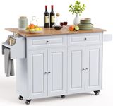 Qsun Kitchen Island on Wheels Kitch