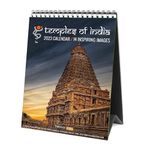 Tallenge - Temples Of India - 2023 desk Calendar - 6 x 9 Inches (Paper, Desk Calendar)